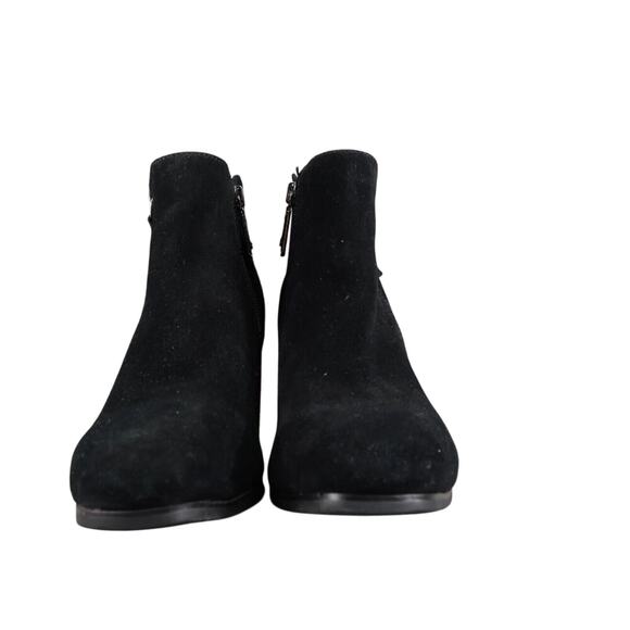 Blondo Shoes Womens 6 Bootie Block Heel Classic Leather Fashion Waterproof Black - Picture 3 of 16